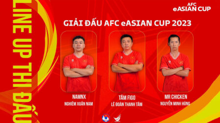 Đội tuyển Quốc gia Thể thao điện tử Việt Nam sẵn sàng chinh phục AFC eAsian Cup 2023