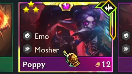 ĐTCL Mùa 10: Poppy Emo Siêu Quẩy ‘gõ’ đầu mọi đối thủ