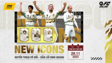 FC Online: Chào đón 3 ICON mới toanh của sever Việt với slogan ‘Huyền thoại vô đối, dẫn lối vinh quang’