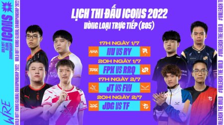 Cập nhật Vòng loại trực tiếp ICONS Global Championship 2022: lịch thi đấu và kết quả