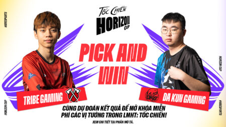 ‘Dự đoán hay – Nhận quà ngay’ cùng Horizon Cup: Tribe Gaming vs Da Kun Gaming